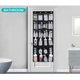 thumbnail image 7 of AWLYLNLL Over the Door Shoe Rack for Door with 24 Large Mesh Pockets Size 13 Fitted Hanging Shoe Organizer Sturdy Closet Door Shoe Storage Holder, Black, 7 of 7