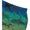 thumbnail image 4 of Big Chill Boys Rash Guard Swim Set - Short Sleeve Rash Guard Swim Shirt & Swim Trunks (6-14), 4 of 7