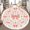 Color 4, variant on Washable Non Slip 6ft Round Rug, Floral Mandala Pastel Colors Circle Area Rugs with Tassels Carpet for Nursery Bedroom Living Room Playroom Tent Rug Tent Castle