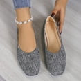 thumbnail image 5 of Sngxgn Flats Shoes Women Comfortable Women's Flats(Grey,40), 5 of 8