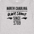 thumbnail image 4 of Inktastic North Carolina Awesome Since 1789 Boys or Girls Baby T-Shirt, 4 of 5