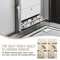 thumbnail image 4 of 2pcs Tip-out Tray Hinges 45 Degree Pivot Hinge Tip Out Tray Self Closing Hinges, 4 of 4