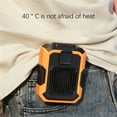 thumbnail image 3 of Portable Waist Clip Fan with long Working Time, 6200RPM Strong Airflow, 3 Speeds, Rechargeable Battery Operated Personal Hands-free USB Belt Fan for Clothes Shirt Farm Work Hiking, 3 of 9