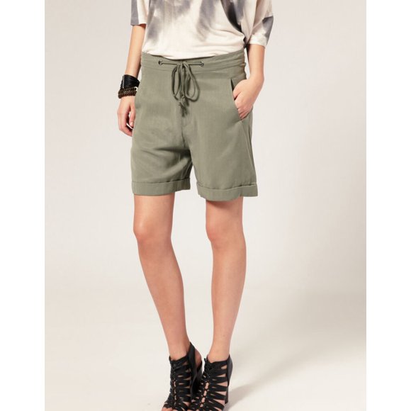 GESTUZ Drapé en Vrac sur Mesure Cargo Cordon de Serrage Poches de Hanche 38 $149