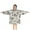 Beige Christmas Winter, variant on Beige Christmas Santa Pattern Blanket Hoodies for Kids 6-13YR Oversize Wearable Blanket Hoodies for Boys Girls Teens