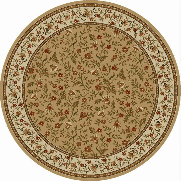 Vitaly Rafiqi Area Rug 1593 Beige Italian Bordered
