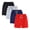 Black, Light Gray, Navy, Red, variant on CHOYURME CHONYURM 4 Pack Boys Solid Cotton Shorts Toddler Boy Pull-on Shorts Boys Summer Casual Shorts Jogger Shorts