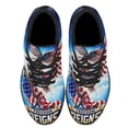 thumbnail image 2 of Patriotic Shoes American Flag Eagle Print Sneakers Lightweight Comfortable Running Shoes for Men Women Black Size 12, 2 of 7