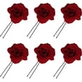 thumbnail image 1 of RV 6 piezas-pinza de pelo de flores para mujer, accesorios para el cabello de boda con flores rosas, pinza para el pelo de bailarina de Flamenco, accesorio de boda hecho a mano para fiesta brillar Electrónica, 1 of 5