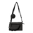 thumbnail image 1 of 3xBolso De Hombro De Cuero Bolso Pequeño Para Hombre Bolso Para Pescar Camping Uso Diario Gris, 1 of 8