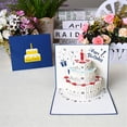 thumbnail image 2 of Details about 3D Card Happy Birthay Greetingyouth Gift Happy New Creative Greeting Card Setblank Card Note Card Folded Card Decorative Card Stationery Card Paper Card Handmade Card Writing Card, 2 of 4