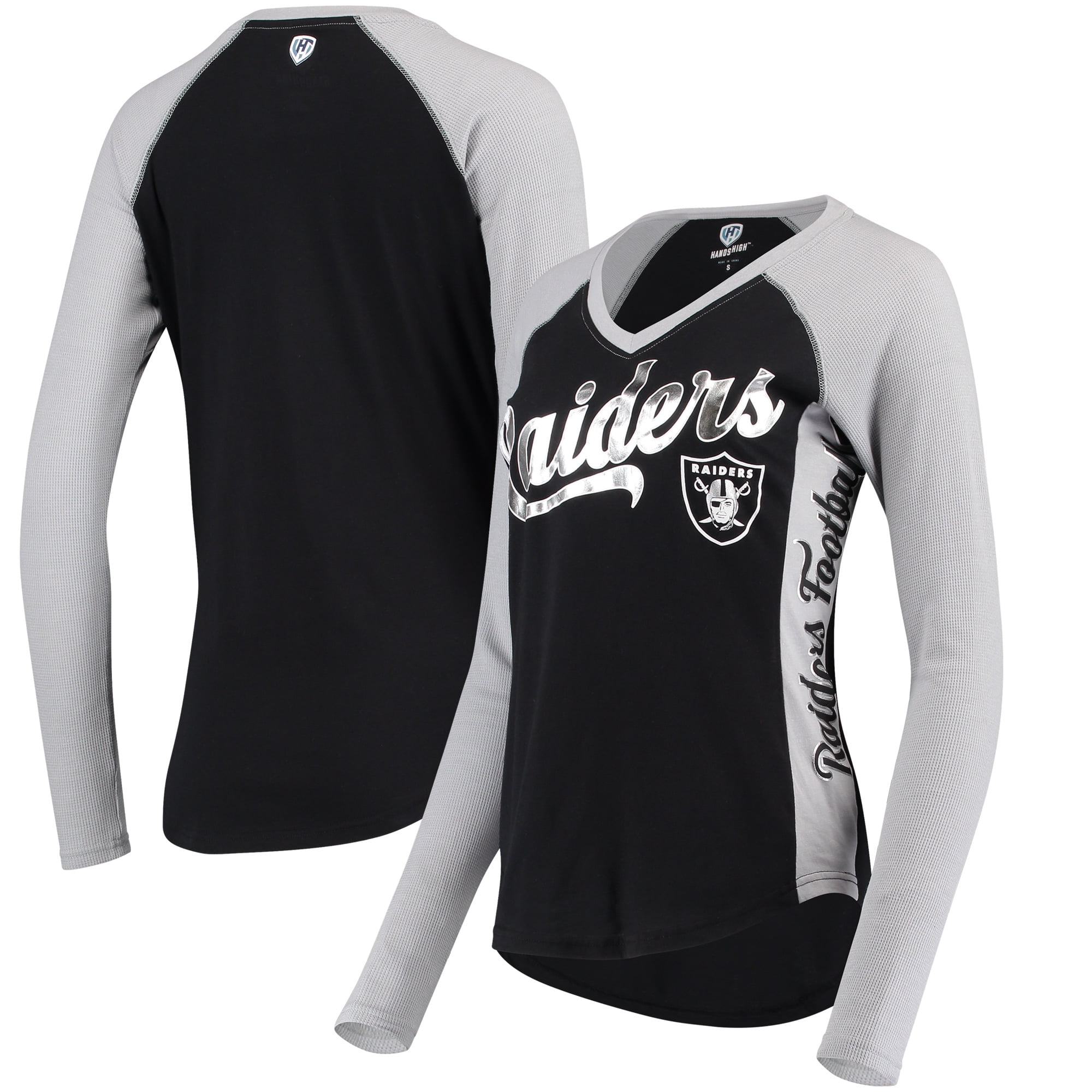 Las Vegas Raiders Hands High Women's Stadium Long Sleeve TShirt