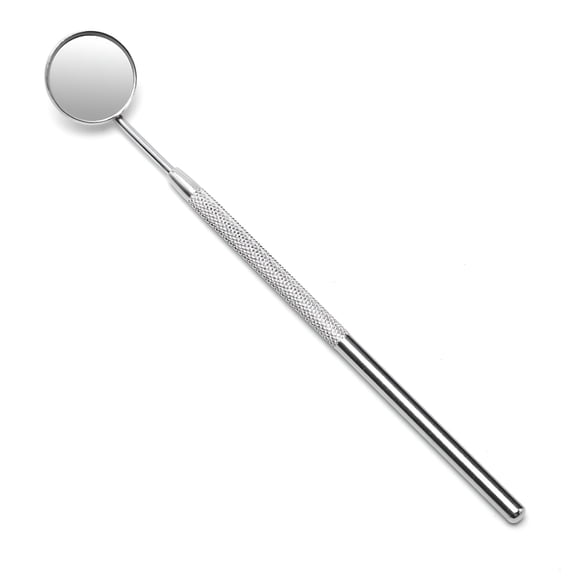 XIRQI Stainless Steel Dental Kit, Toothpick Tool, Stainless Mouth Teeth Cleaning Inspection Magnifying Tool, Oral Care, 1*Dental Mirror