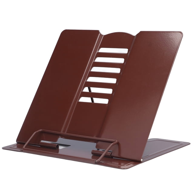 Soporte de papel, soporte para libros, soporte de lectura ajustable de metal, soporte para libros, confiabilidad excepcional