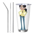 thumbnail image 1 of Vaso de 20 oz Wild Kratts, taza de viaje para café con aislamiento al vacío de acero inoxidable, taza de café, taza de viaje con tapa, taza térmica para exteriores, 1 of 8
