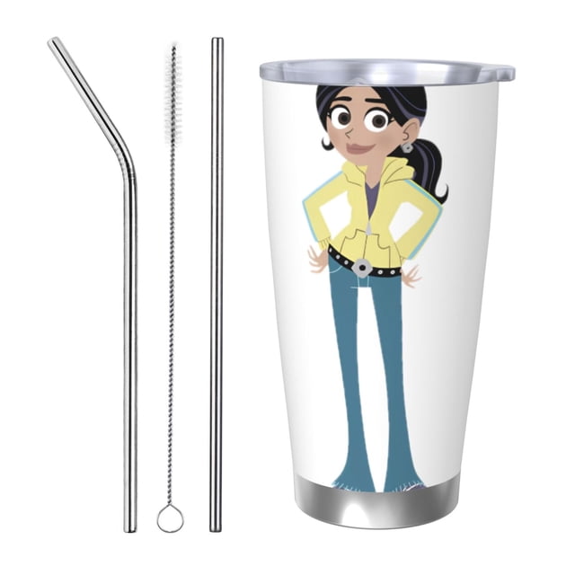 Vaso de 20 oz Wild Kratts, taza de viaje para café con aislamiento al vacío de acero inoxidable, taza de café, taza de viaje con tapa, taza térmica para exteriores