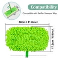 thumbnail image 5 of Almohadillas de trapeador reutilizables para trapeador Swiffer Sweeper, microfibra lavable para uso en seco y húmedo, paquete de 4 cabezales de repuesto para trapeador Swiffer Sweeper, 5 of 5