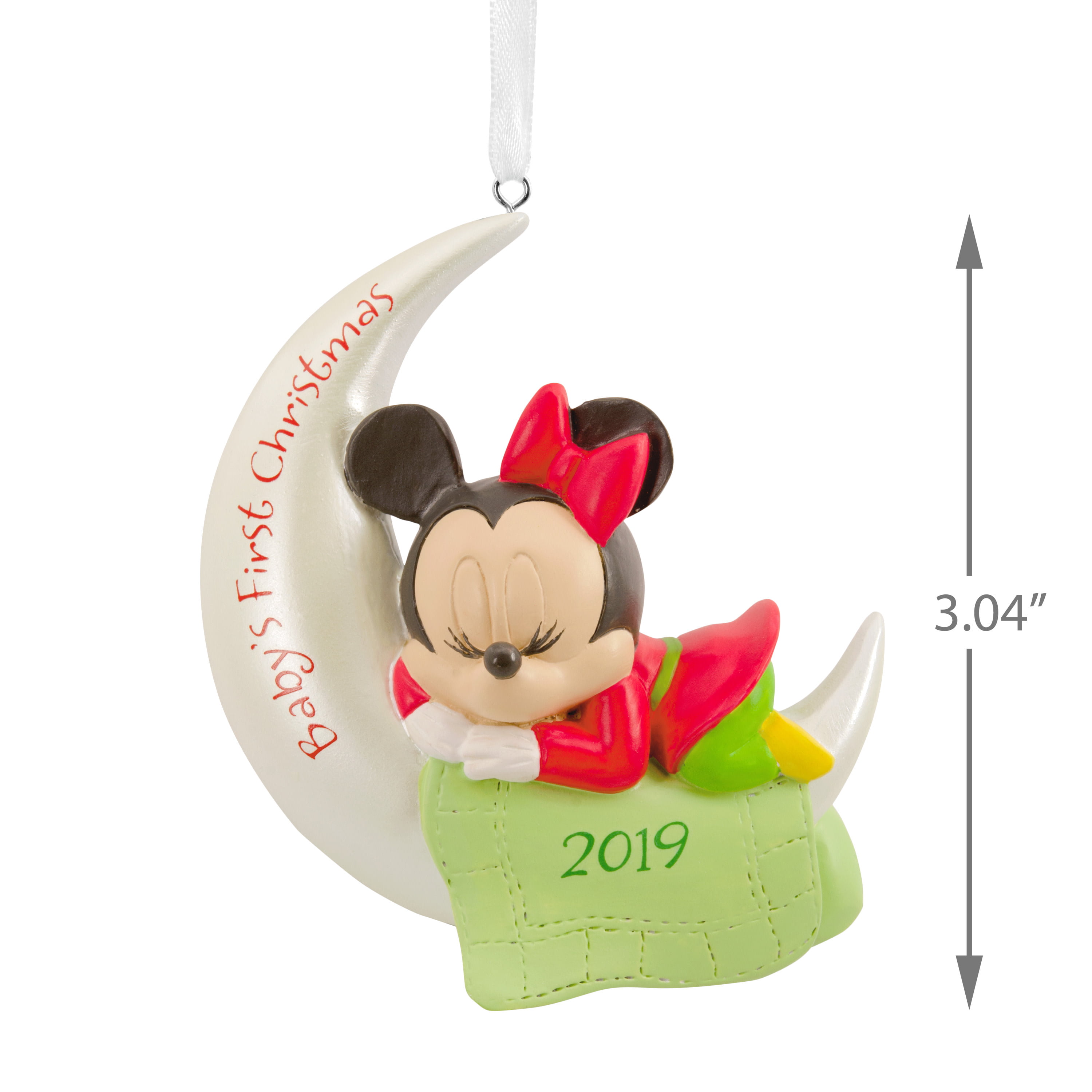 Junior Minnie Disney Christmas Tree Ornament NIB 2019 Hallmark