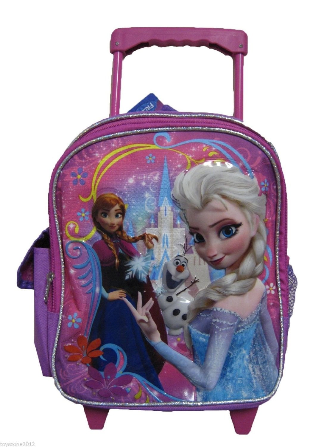 Small Rolling Backpack Frozen Anna & Elsa 12 New 642631