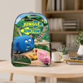 thumbnail image 4 of junction Jungle Pattern Transparent Backpack Lightweight And fashionable Showcasing Personality And Leading The Trend, 4 of 6