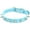 Blue, variant on 1Pack Spiked Dog Collar for Small Dogs, Mushrooms Rivet Soft Pu Leather Spike Stud Studded Cat Collar Adjustable for Mini Tiny Breed Pet Teacup Puppy