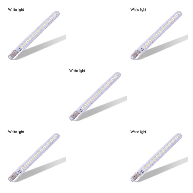 Bearachild Luz nocturna portátil 24 LED brillante carga USB lámpara de mesita de noche interior Oficina lectura aprendizaje iluminación herramienta luces Type2 NO2 Bearachild CBP017043