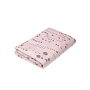 Mac & Moon Baby Girl Printed Receiving Blanket