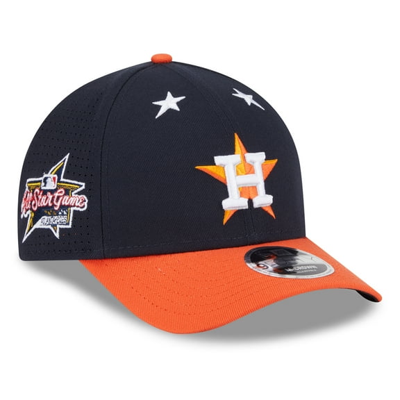 Men's New Era Navy/Orange  Houston Astros 2025 MLB All-Star Game 9FORTY M-Crown Adjustable Hat