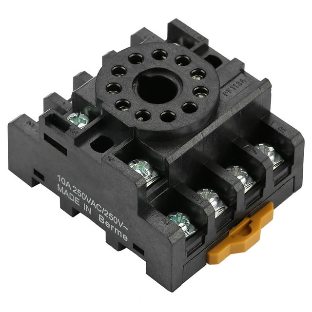 Power Relay Base, General Stable Relay Base, Relay Industry Round Pin Relay For 11 Round Pin Relay