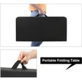 thumbnail image 5 of REDCAMP 34" Square Folding Card Table with Resin Top, Portable Fold in Half Small Card Tables with Collapsible Legs for Adults Indoor Outdoor Use, Black, 5 of 9