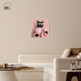 thumbnail image 3 of Glam Cat Headphones Canvas Cute Cat Art Prints by Art Remedy, Gallery Wrapped, 24" x 24", 3 of 7