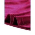 thumbnail image 5 of Disfraz de navidad Mini Vestido Ajustado Con Tirantes Finos De Terciopelo Elegante Para Mujer Rosa Caliente S, 5 of 5