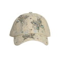 thumbnail image 2 of Top Headwear Butterfly Lace Rhinestone Hat - Womens Crystal Gem Bling Cap, Beige, 2 of 4