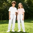 thumbnail image 5 of OGLCCG Kids Boys Sweatpants Fleece Drawstring Workout Athletic Jogger Pants with Side Pockets Cuff Bottom Active Pants Size 7, 5 of 6