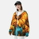 thumbnail image 3 of Balery Deep Yellow Colorful Sunflower Sudadera ligera de manga larga con capucha y protección solar UPF 50+ para hombre y mujer, ideal para pesca y running-X-Large, 3 of 7