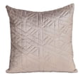 thumbnail image 1 of HomeRoots 402905 Coussin Matelassé en Velours Taupe, 1 of 1
