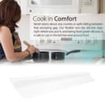 thumbnail image 2 of Stove Cover Silicone Cooktop Crack Sealed Strip Resistant Kitchen Stovetop White 1PCS 21in, 2 of 9