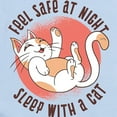 thumbnail image 2 of CafePress - Sleep With A Cat Body Suit - Long Sleeve Cotton Baby Bodysuit, 2 of 4