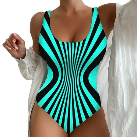 MSJUHEG Women s One-piece Swimsuits Womens Tummy Control Swimsuits One Shoulder Swimsuits for Women Cute Bathing Suits for Women Swimsuit for Women Bikini Maxi Wrap Skirts Tankini Set Green XXL