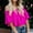 Pink, variant on Ussuma off The Shoulder Tops for Women Womens Tank Tops Women'S Casual One Neck Color Stretch Loose Hundred Shirt Blouse Tops Holiday Saving Solidcolor