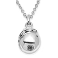 thumbnail image 2 of White Sterling Silver necklace with pendant 18 in Antiqued Tear Of Love Ash Holder 18in, 2 of 6