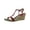 Punch, variant on Womens MulanF Faux Suede Slip On Wedge Sandals