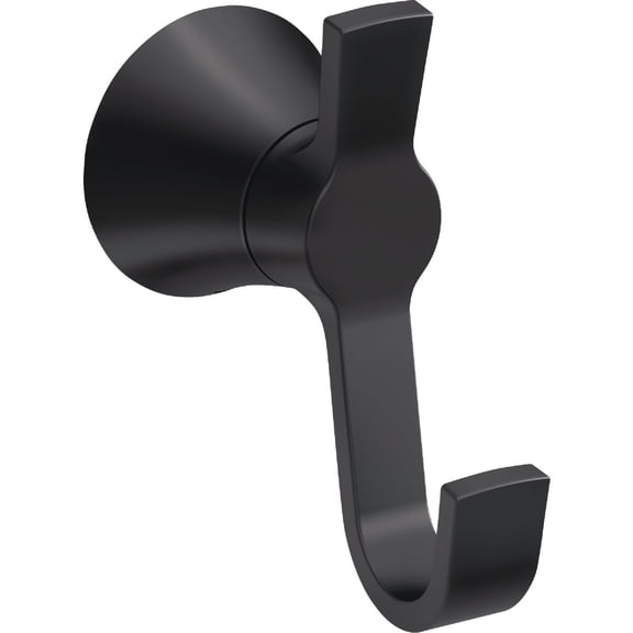 Moen Mikah Matte Black Single Robe Hook Y0703BL