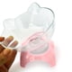 thumbnail image 3 of Kitten Comedero Elevado Transparente Para Gato Rosa, 3 of 5