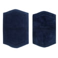 thumbnail image 2 of Home Weavers Waterford Collection 100% Cotton Non-Slip Bathroom Rug Set Machine Washable Bath Rug-21"x34", Bathroom Rug- 24"x40", Navy Color 2 Piece Bath Rug set, 2 of 8