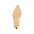 thumbnail image 4 of Nine West Tries3 Ivory Leather Fashion Pointed Toe Womens Dress Ankle Booties, 4 of 4