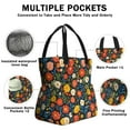 thumbnail image 3 of Pioneer Flower Drawstring Lunch Bag Women - Drawstring Lunch Bag Insulated for Work Office - Stain-Resistant Large Lunchbags for Women with Multi-Pockets, 3 of 6