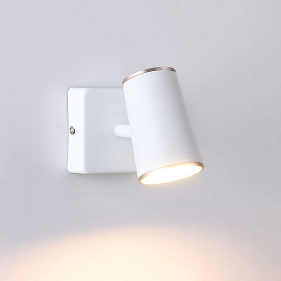 Adjustable Wall Sconce Surface Mounted Wall Lamp, GU10 Wall Spotlight Fixture Modern Bedroom Bedside Reading Wall Swivel Spotlights for Living Room Corridor Hallway