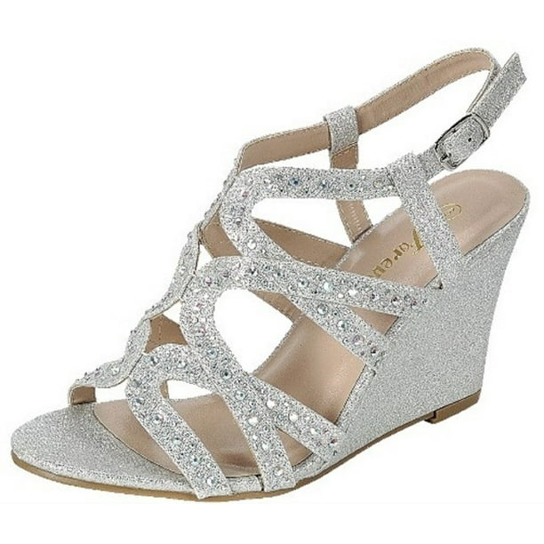 party wedge sandals