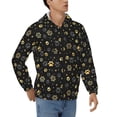 thumbnail image 4 of Zip Up Hoodies for Men - Gold Dog Paw Long Sleeve Comfrt Men'S Fashion Hoodies & Sweatshirts, Jackets for Men Hoodies Pullover Clothing Clothes with Pouch, 4 of 5